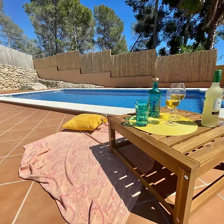 Villa Rustica Con Piscina Privada Al Lado De Sitges Barcelona