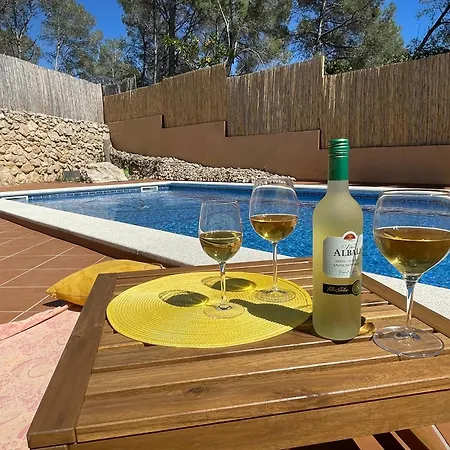 Villa Rustica Con Piscina Privada Al Lado De Sitges Barcelona